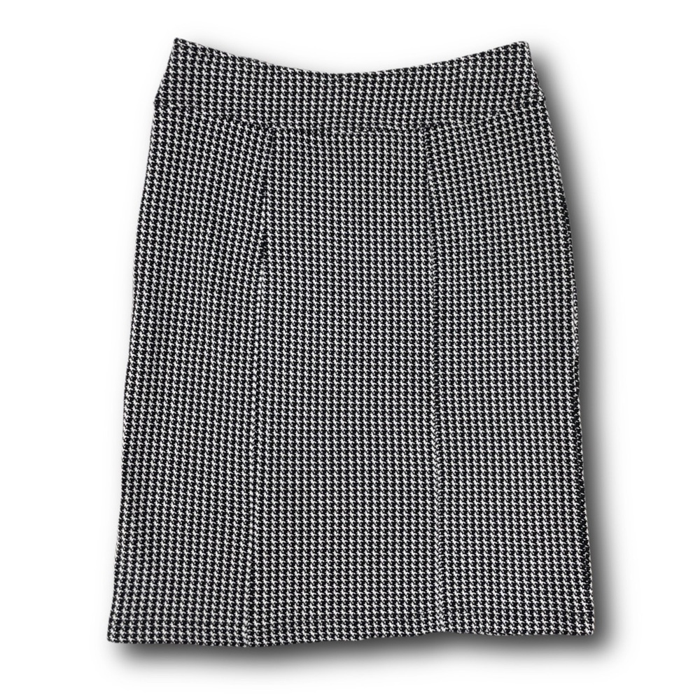 Hanna Andersson Houndstooth Pencil Skirt - size M petite